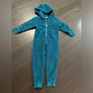 Hanna Andersson Youth Fleece Onesie Small